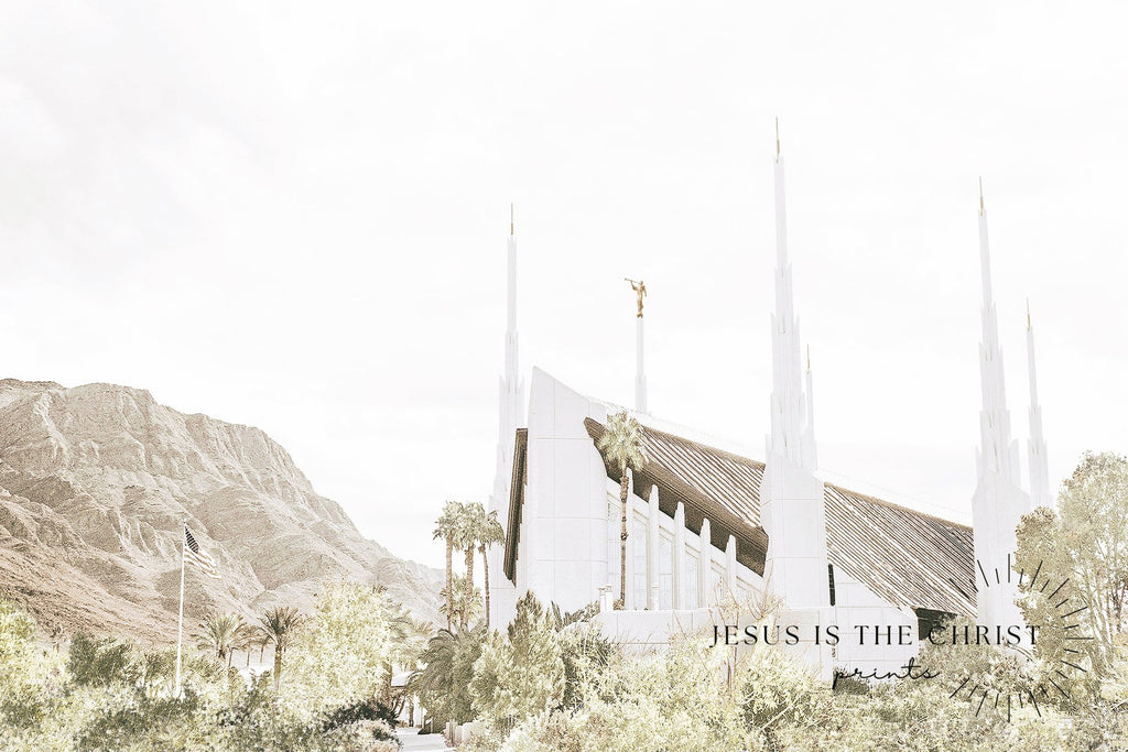 Las Vegas Temple - Jesus is the Christ Prints