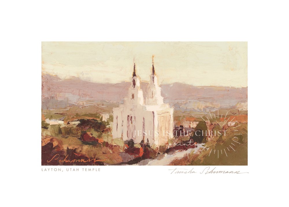 Layton Temple Oil Painting - Jesus is the Christ Prints