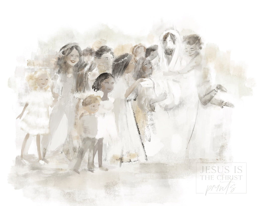 Little Children - Jesus is the Christ Prints