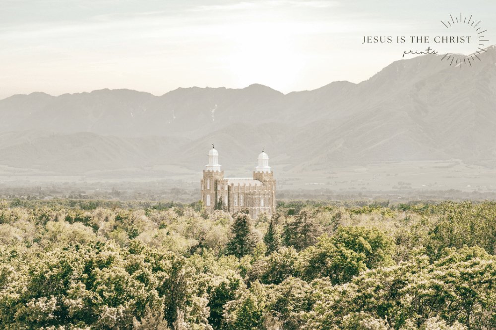 Logan Utah Temple - Jesus is the Christ Prints