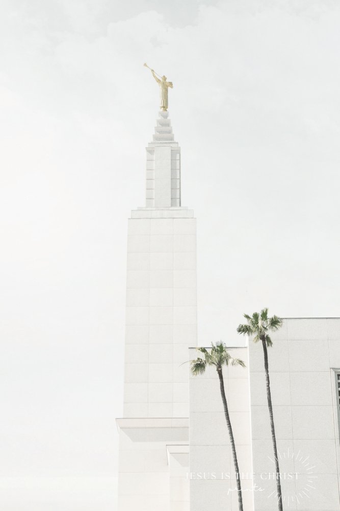 Los Angeles White Sky - Jesus is the Christ Prints