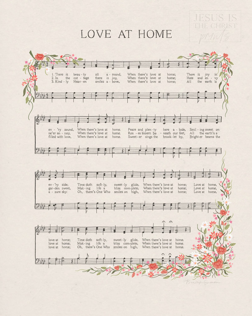 Love at Home - Jesus is the Christ Prints