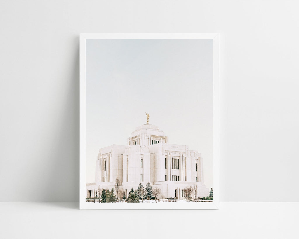 Meridian Idaho Temple - Jesus is the Christ Prints