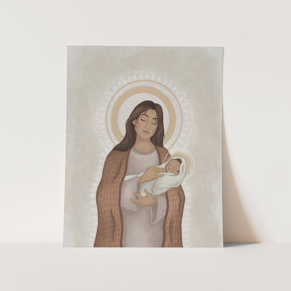 Mother Mary - Jesus is the Christ Prints