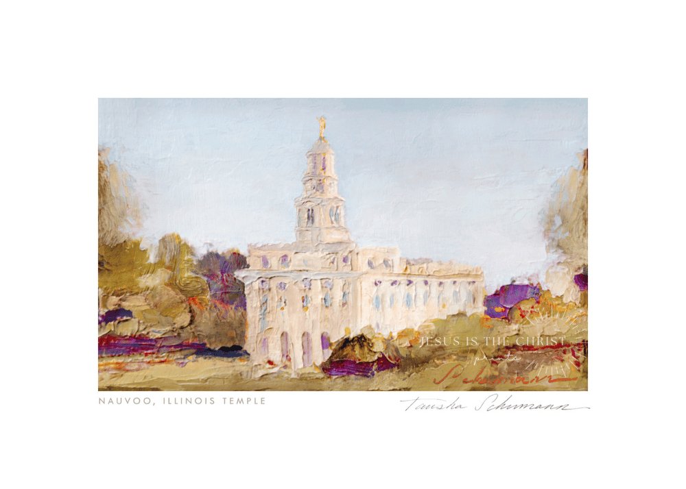 Nauvoo Temple Oil Painting - Jesus is the Christ Prints