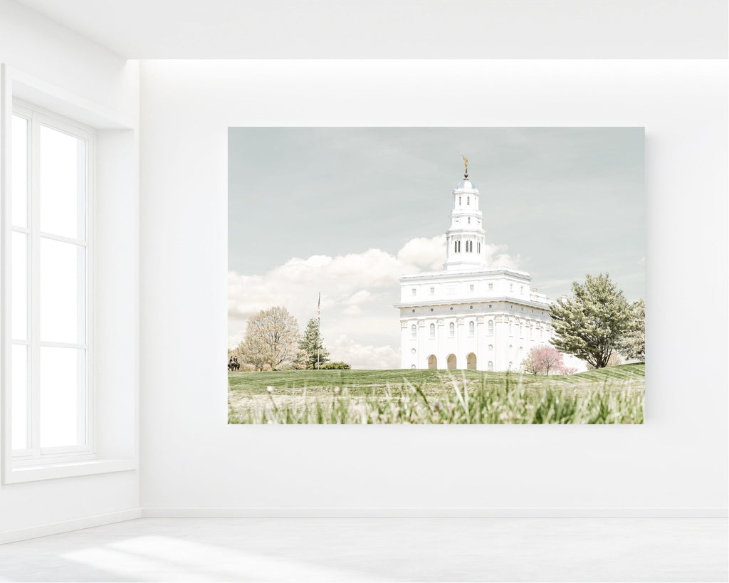 Nauvoo Temple Side Landscape - Jesus is the Christ Prints