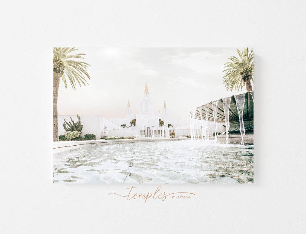 Oakland California Temple Fountain - Jesus is the Christ Prints