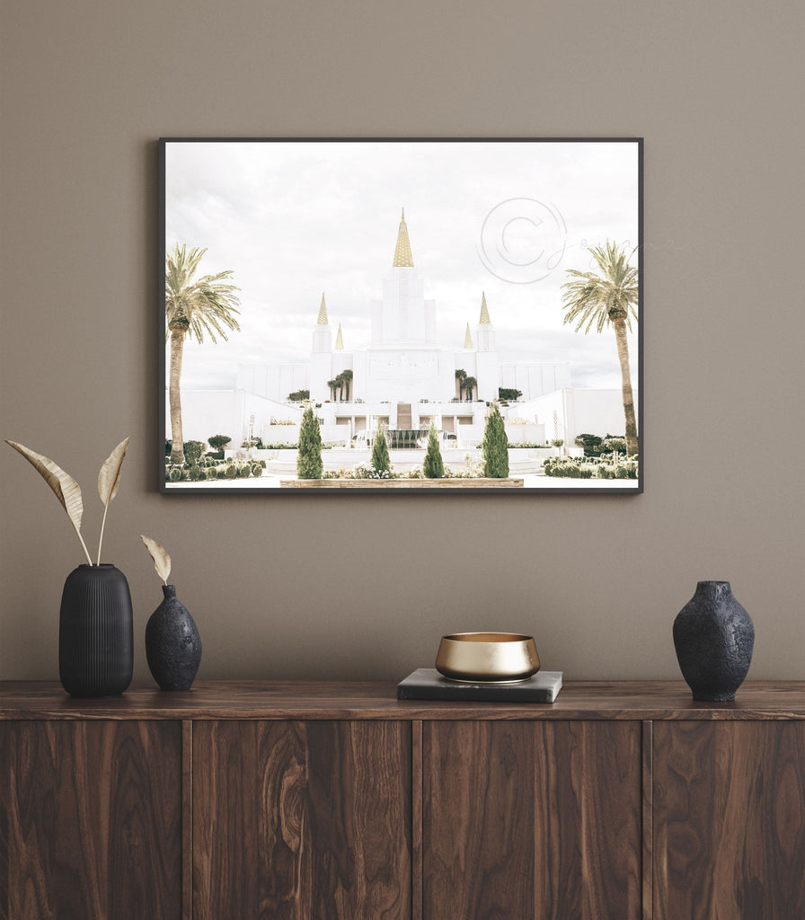 Oakland California Temple White - Jesus is the Christ Prints