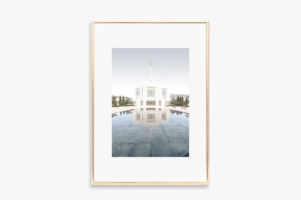 Ogden Temple Reflection - Jesus is the Christ Prints