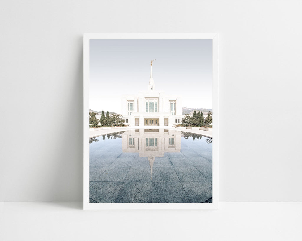 Ogden Temple Reflection - Jesus is the Christ Prints