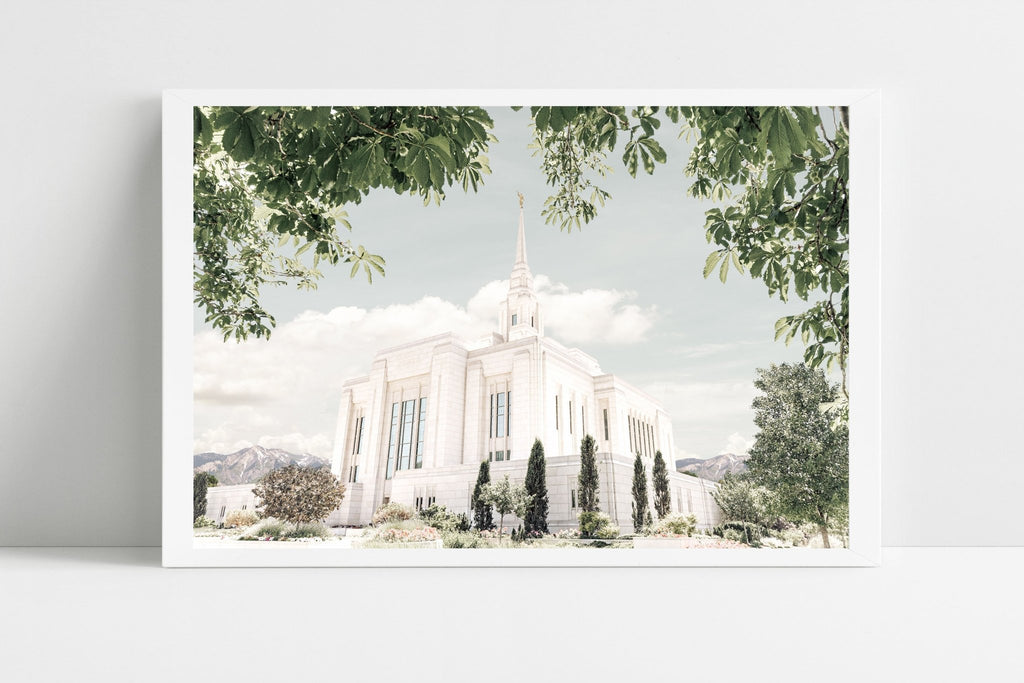 Ogden Utah Temple - Jesus is the Christ Prints