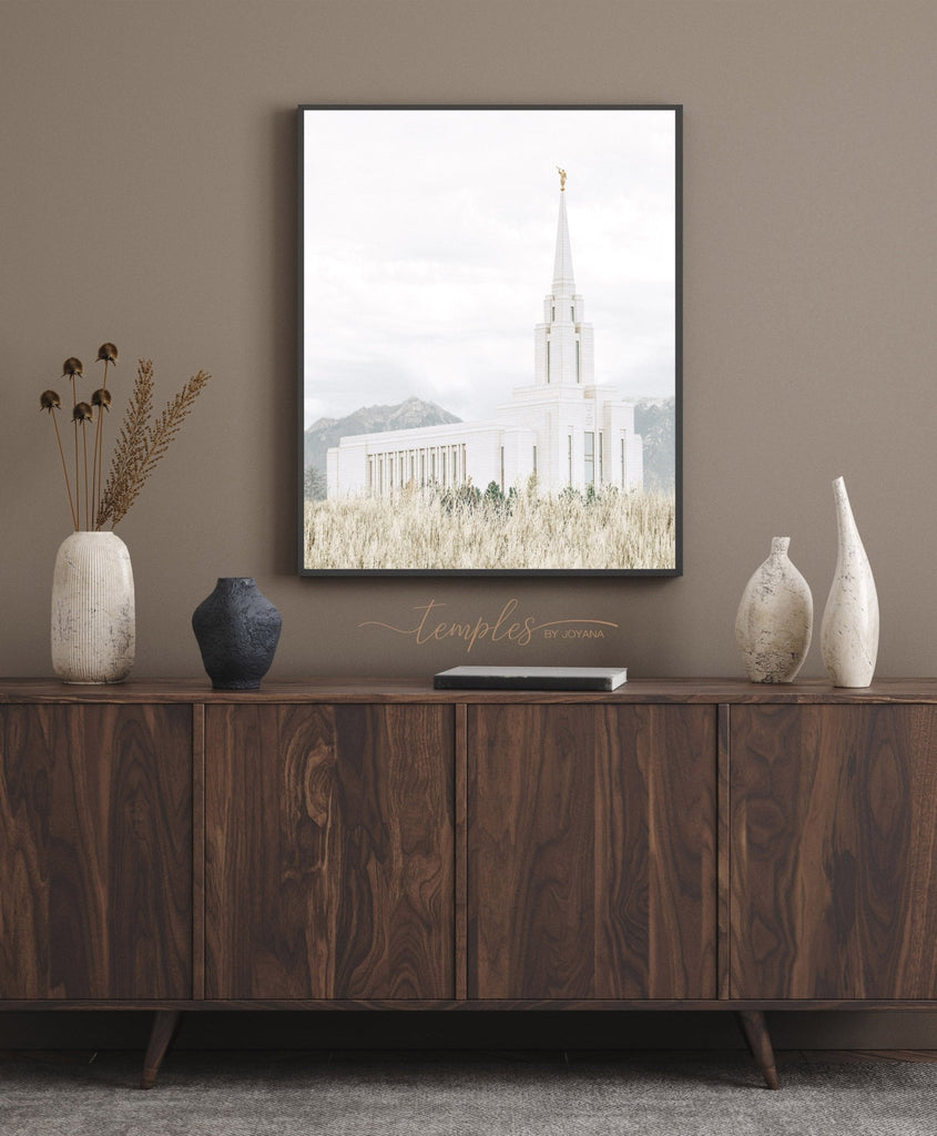 Oquirrh Mountain Temple - Jesus is the Christ Prints