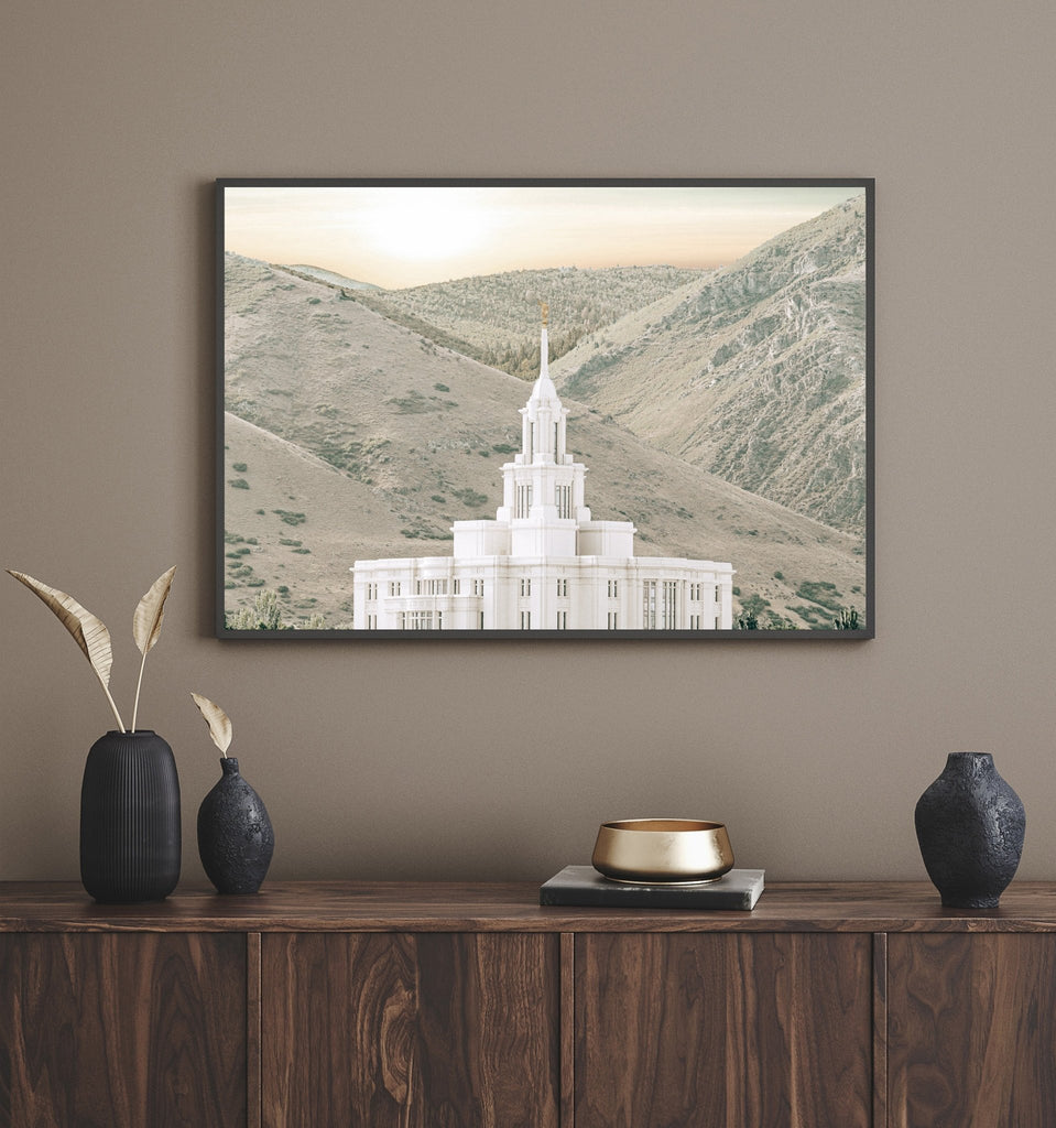 Payson Temple Mountains - Jesus is the Christ Prints