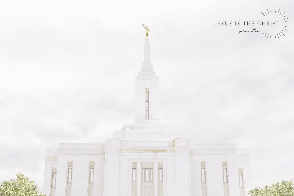 Pocatello Idaho Temple - Jesus is the Christ Prints