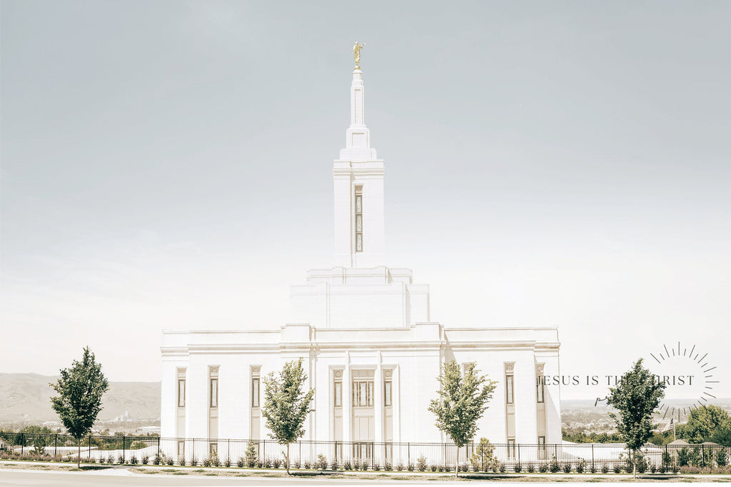 Pocatello Idaho Temple - Jesus is the Christ Prints