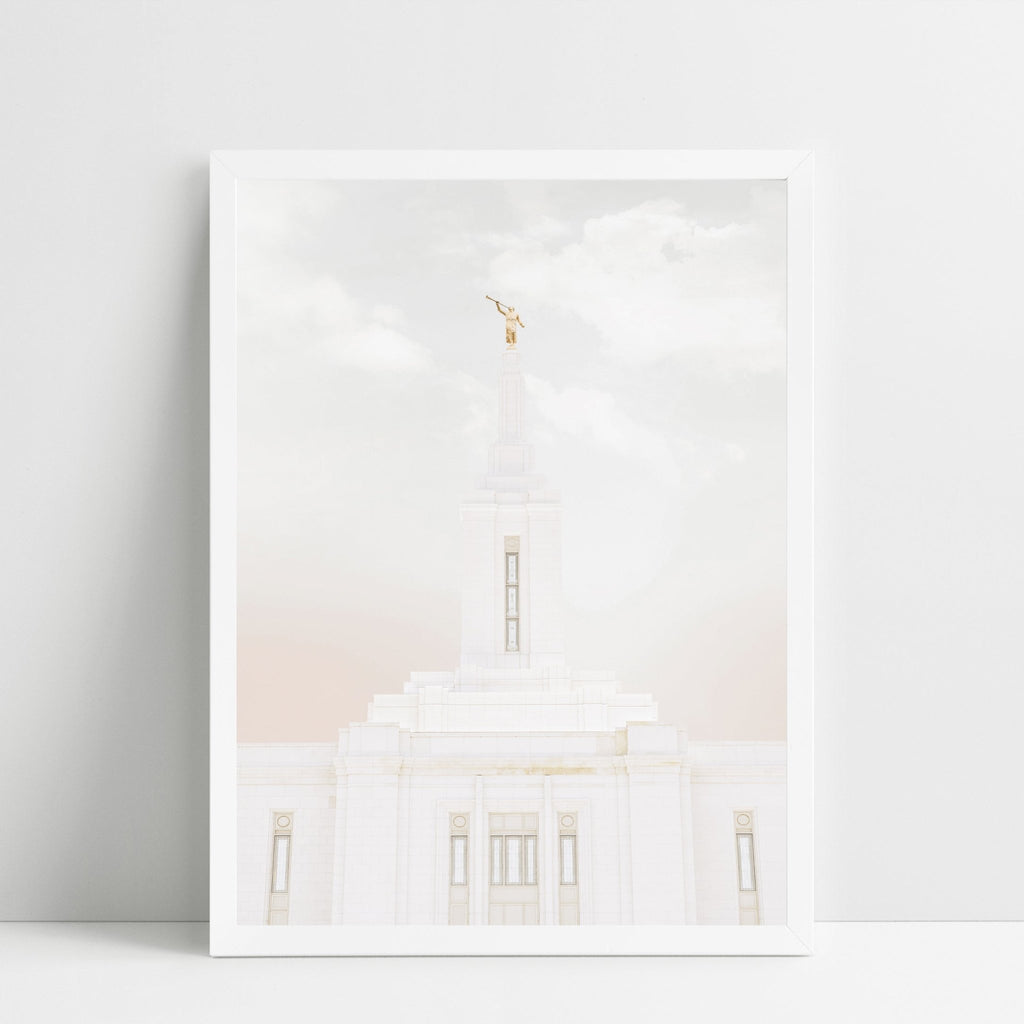 Pocatello Idaho Temple Spire - Jesus is the Christ Prints