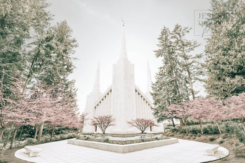 Portland Temple - Jesus is the Christ Prints