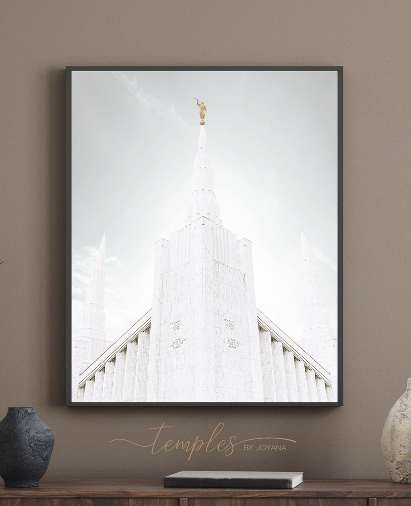 Portland Temple Spire - Jesus is the Christ Prints