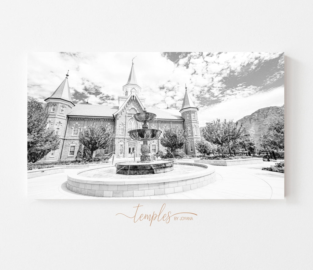 Provo City Center Temple Fountain - Jesus is the Christ Prints