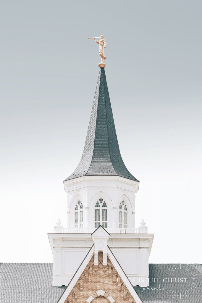 Provo City Center Temple Spire - Jesus is the Christ Prints