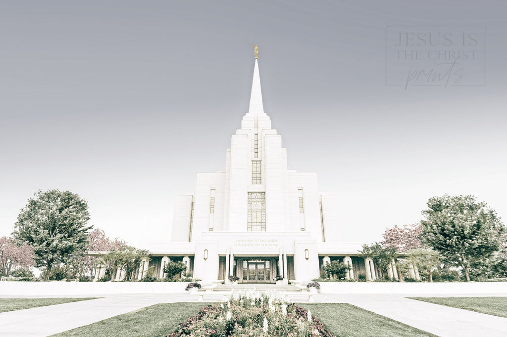 Rexburg Idaho Temple - Jesus is the Christ Prints