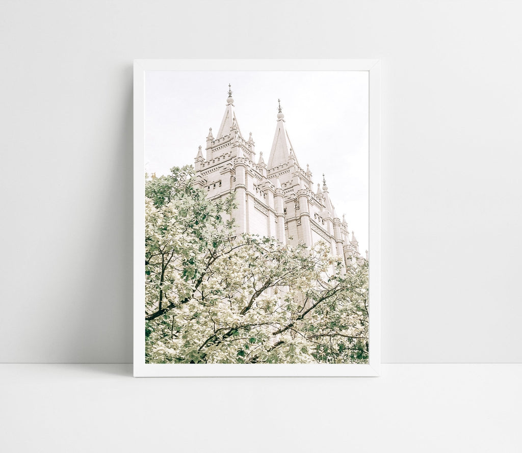 Salt Lake City Temple - Jesus is the Christ Prints