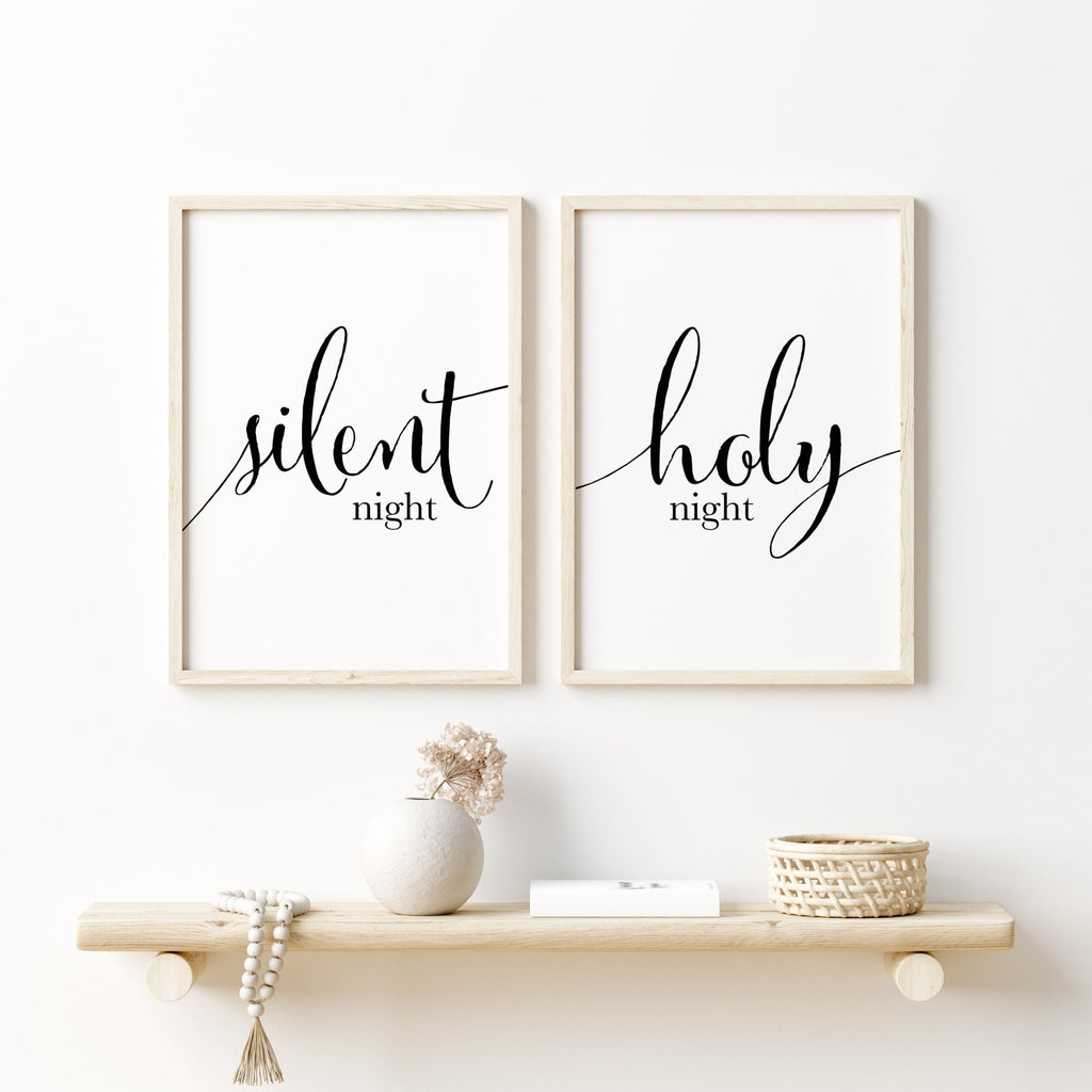 Silent Night Holy Night - Jesus is the Christ Prints