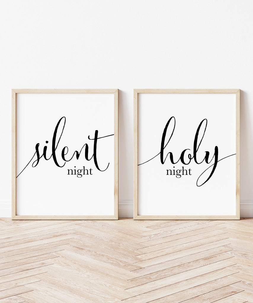 Silent Night Holy Night - Jesus is the Christ Prints