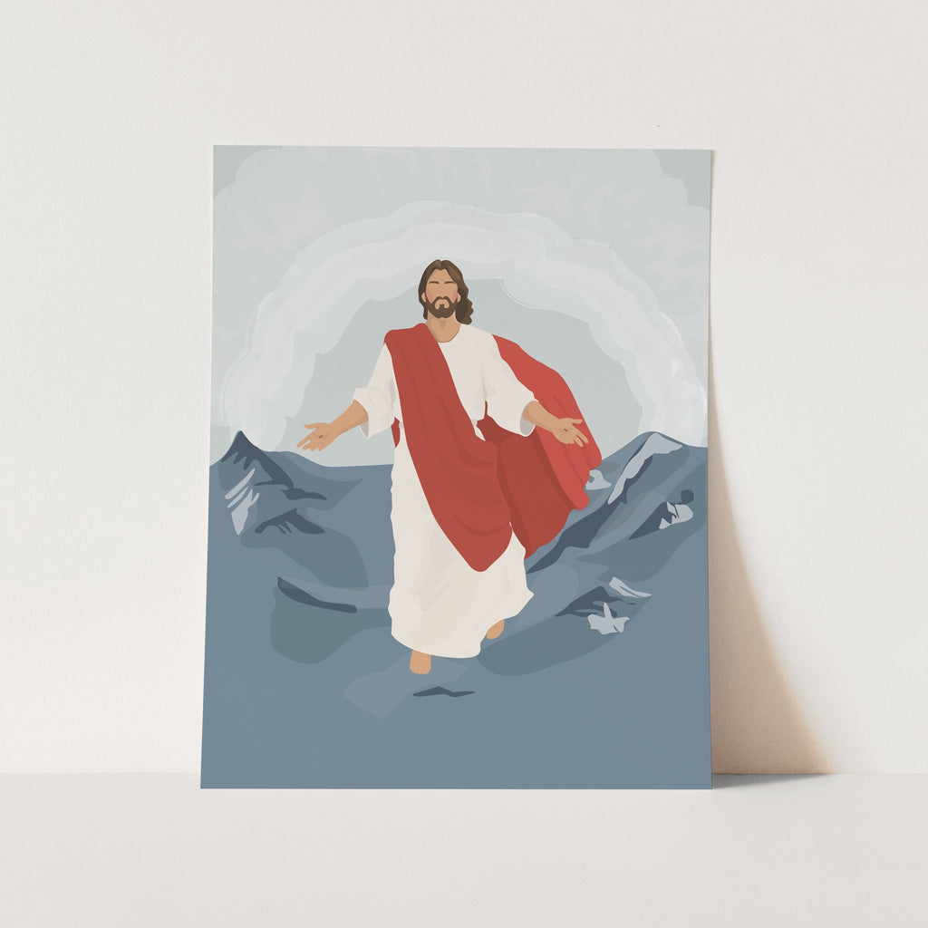 Walking on Water - Jesus is the Christ Prints